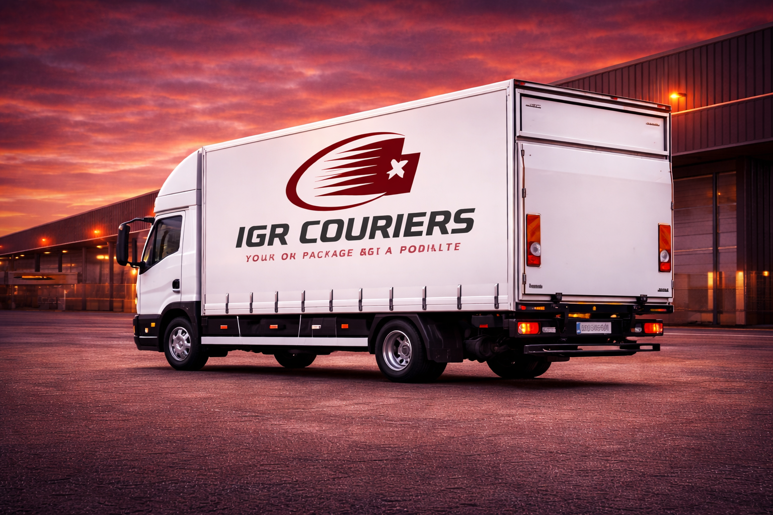 7.5 Ton lorry with tail lift